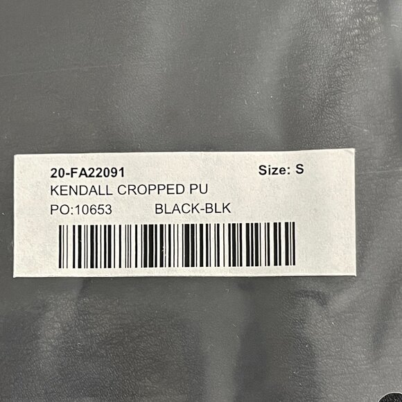 Backyard Roses Kendall Faux Leather Pants in Black - Size Small - NWT - Picture 6 of 7